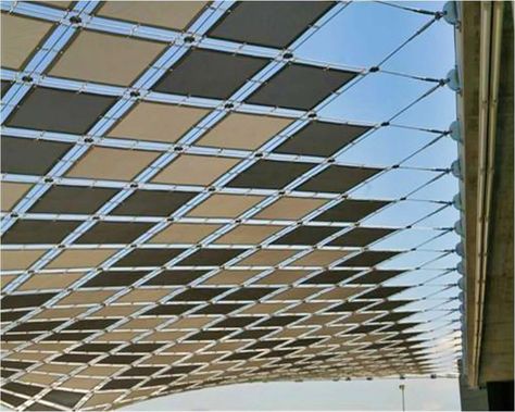 FTTPL India - Tensile Membrane Structure Manufacturers Tensile Membrane, Gerobak Dorong, Shading Device, Membrane Structure, Canopy Architecture, Tensile Structures, Membrane Roof, Outdoor Awnings, Entrance Gates Design