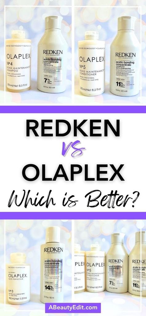 Olaplex vs Redken Hair Damage Repair, Repair Hair Breakage, Redken Products, Redken Acidic Bonding Concentrate, Redken Acidic Bonding, Bleach Damaged Hair, Hair Masks For Dry Damaged Hair, Olaplex Products, Acidic Bonding Concentrate