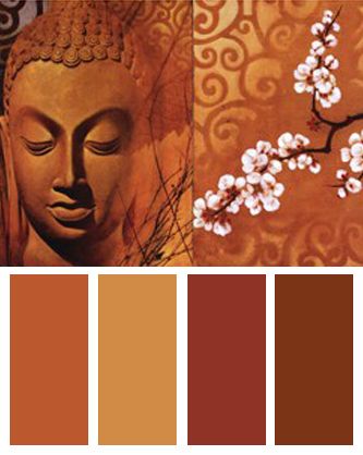 10 Zen-inspired Color Palettes « BandagedEar.com Blog Asian Colors Palette, Meditation Color Palette, Yoga Studio Color Palette, Asian Color Palette, Zen Color Palette, Buddha Decor, Zen Room, Meditation Rooms, Zen Colors