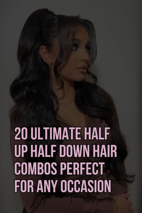 I’m sure many of us have thought about trying a half up half down hair at least once, but struggled to find inspiration. If you’re currently in that situation, consider yourself lucky because I’m here to assist you. There are many options available for you, ranging from styles suitable for both day and evening wear to those tailored to different hair lengths. Thick Hair Half Up Half Down Wedding, Hair For Wedding Bridesmaid Half Up, Half Up Half Down Curtain Bangs Hair, Half Updo Black Hair, Easy Half Up Half Down Hair Prom Curly Hairstyles, Long Wavy Hair Half Up Half Down, Half Up Half Down With Barrette, Cute Half Up Half Down Hairstyles Easy Long Hair, Curled Hair Down Styles