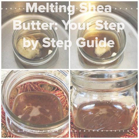 Melting Shea Butter: Your Step by Step Guide Unrefined shea butter is the base for many DIY body butters and body whips. It's certainly my favorite base for both the lotions I make for Sojourn.Herbal Apothecary as well as the lotion and whip recipes I post on this blog. In order to get the full benefits of shea butter, you should use unrefined shea. Unrefined shea has not been processed and contains all of the vitamins, minerals and properties which make shea butter healthy and nu... Whip Recipes, Benefits Of Shea Butter, Shea Butter Face, Shea Butter Recipes, Shea Butter Benefits, Spa Recipes, Shea Butter Hair, Lip Gloss Homemade, Diy Body Butter