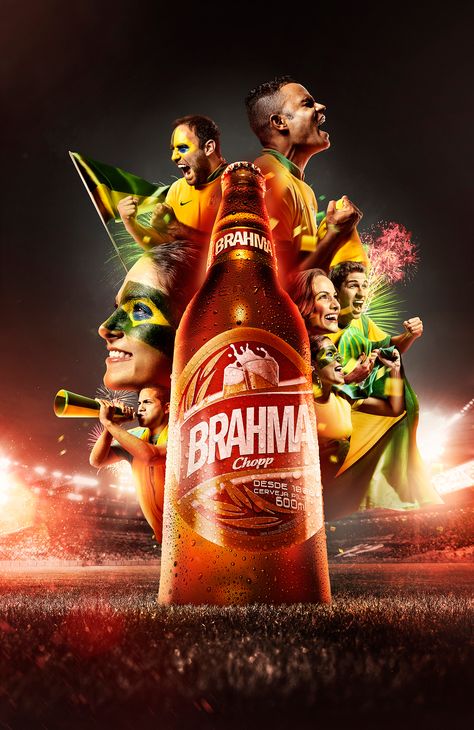 World Cup on Behance Beer Ads Creative Advertising, Beer Ads Creative, Edgy Graphic Design, Drink Ads, Beer Ads, Beer Ad, Creative Advertising Design, Beer Poster, 광고 디자인