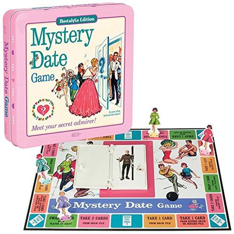 Mystery Date Game, Mystery Board Games, Disney Board Games, Preschool Board Games, Board Games For Couples, Kids Board Games, Mystery Date, Crafts Ideas For Kids, Pink Board