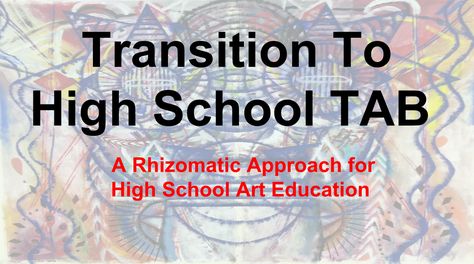 Tab High School Art, Tab Art Lessons, Ceramic Classroom, Choice Based Art, Teaching For Artistic Behavior, Tab Classroom, High School Teaching, Tab Ideas, Curriculum Writing