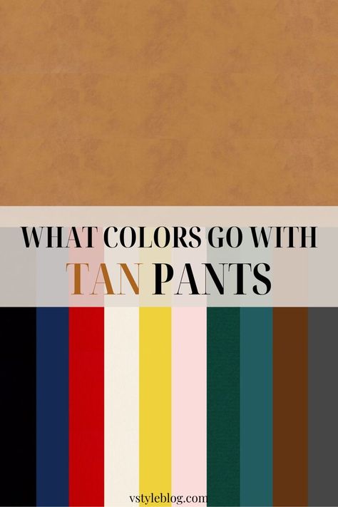 Tan or camel clothing is a cornerstone of a scrumptious fall/winter wardrobe. But, it can be a tricky color to put next to the face for many skin tones, mine included. Most tan clothing is just too similar to most people’s skin color. This is what makes tan pants a great avenue for incorporating the color into your closet. Just make sure the tan color you choose is not too similar to your skin tone. Try to select a tan a few shades darker or lighter than your skin color. Suede Camel Pants, Carmel Pants Outfit Work, What Color Goes With Tan Pants, Womens Tan Pants Outfits, How To Wear Tan Pants, Caramel Shirt Outfit, Light Tan Pants Outfit Work, Tan Pants Fall Outfit, Tan Khaki Pants Outfit Women