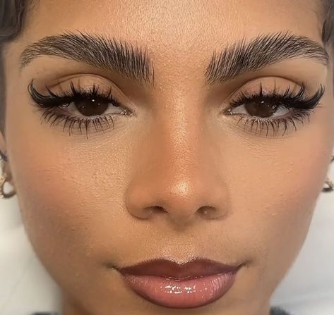 Doll Eye Extensions Mapping, Upturned Eyes Lash Extensions, Manga Cat Eye Lashes, Seductive Lash Extensions, Cat Eye Lashes On Almond Eyes, Cat Eye Wet Look Lash Extensions, Lash Extensions Short Volume, Brown Lashes Black Women, Wispy Lashes Black Woman