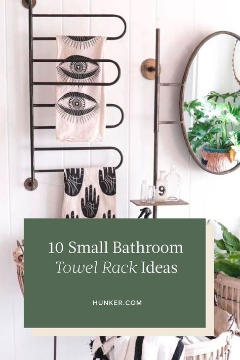 Towel Bars In Bathroom Ideas, Bathroom Towel Bar Ideas, Shelving Ideas Bathroom, Towel Rack For Small Bathroom, Bathroom Shelf Decor Ideas, Bathroom Towel Hanging Ideas, Bathroom Shelving Ideas, Bathroom Towel Rack Ideas, Towel Hanging Ideas