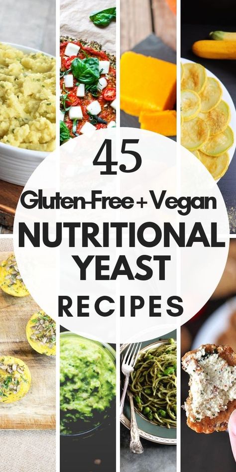 Recipes With Nutritional Yeast, Nutritional Yeast Benefits, Nutritional Yeast Recipes, Yeast Recipes, Healthy Plant Based Recipes, Vegan Gluten Free Recipes, Vegan Keto, Nutritional Yeast, Vegan Diet