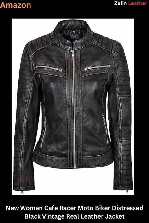 Trendy Leather Jacket, Cafe Racer Moto, Cafe Racer Leather Jacket, Martin Parr, Lambskin Leather Jacket, Real Leather Jacket, Vintage Leather Jacket, Genuine Leather Jackets, Leather Biker Jacket