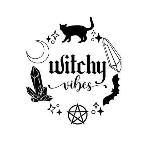 Diy Vinyl Projects, Idee Cricut, Muster Tattoos, Witch Vibes, Projets Cricut, Witchy Wallpaper, Witchy Crafts, Cricut Craft Room, Diy Cricut