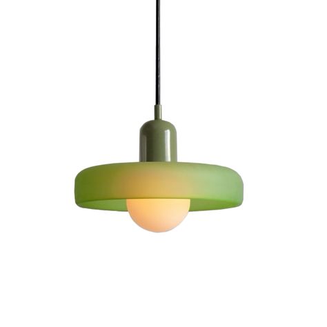 Retro Green Glass Pendant Light - Mid Century Single Large Ceiling Hanging Light with Farmhouse Charm - Nordic Modern Chandelier for Kitchen Island, Bedroom, Dining Room, Cafe, and Bar ( Color : Green Cafe And Bar, Chandelier For Kitchen, Island Bedroom, Retro Pendant Lights, Silver Pendant Lighting, Hanging Ceiling Lights, Ceiling Hanging, Nordic Modern, Farmhouse Charm