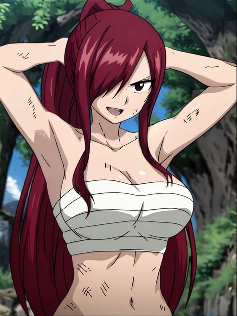 Erza Scarlet Image Erza Cosplay, Mirajane Fairy Tail, Erza Scarlett, Fairy Tail Erza Scarlet, Fairy Tail Comics, Natsu Fairy Tail, Fairy Tail Pictures, Fairy Tail Girls, Fairy Tail Lucy