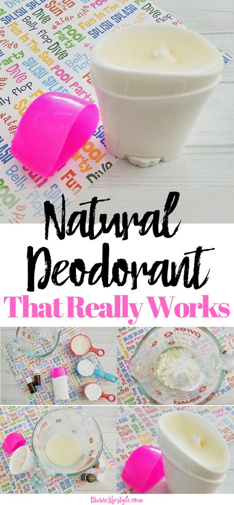 DIY Natural Deodorant That Works Antiperspirant Divine Lifestyle Antiperspirant Diy, Deodorant Diy, Make Your Own Deodorant, Diy Natural Deodorant, Homemade Deodorant Recipe, Natural Deodorant That Works, Underarm Deodorant, Best Natural Deodorant, Deodorant Recipes