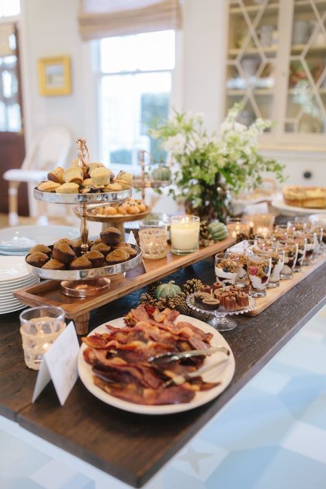 How to host a beautiful baptism brunch at home | Rhyme & Reason Quiche Party Brunch Ideas, Brunch Buffet Tablescape Presentation, Baptismal Luncheon Food Ideas, Host A Brunch At Home, 1st Communion Brunch Ideas, Confirmation Brunch Ideas, Breakfast Set Up Ideas At Home, Brunch Food Set Up, Baptism Food Ideas Lunches