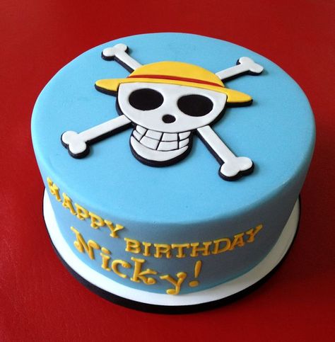 Gateau One Piece, One Piece Cake Anime, One Piece Torte, One Piece Cake Design, One Piece Birthday Cake, One Piece Anime Cake, One Piece Cake, One Piece Birthdays, Cartoon Birthday Cake