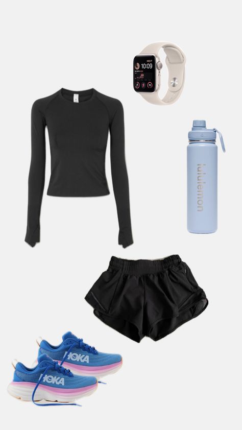 gym fit!! Running Outfit Aesthetic, Running Fits, Cute Running Outfit, Track Outfits, Fit Board, Running Outfit, Fitness Wear Outfits, Fits Aesthetic, Casual Preppy Outfits