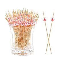 Toothpick Appetizers, Skewer Sticks, Skewer Appetizers, Pink Christmas Gifts, Kitchen Christmas Gifts, Fruit Party, Cocktail Sticks, Cocktail Picks, Bamboo Skewers