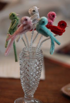 Pipe Cleaner Animals, Pipe Cleaner Art, Chenille Crafts, Louise Penny, Vintage Pipes, Pipe Cleaner Crafts, Good Bye, Diy Cleaners, Chenille Stems