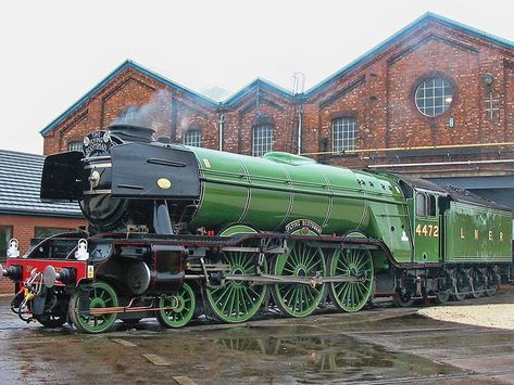 Steam Trains Photography, Steam Trains Uk, Train Drawing, Flying Scotsman, Heritage Railway, National Railway Museum, Steam Engine Trains, Steam Railway, British Railways