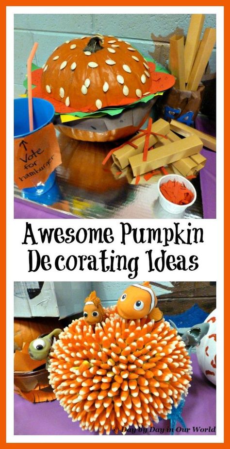 Pumkin Decoration, Decorating Halloween, Pumpkin Decorating Ideas, Creative Pumpkin Decorating, Disney Pumpkin Carving, Pumpkin Carving Contest, Pumpkin Decorating Contest, No Carve Pumpkin Decorating, Pumpkin Carving Party