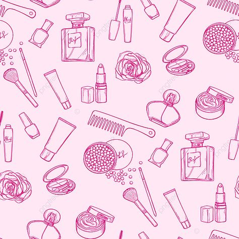 Hand Drawn Cartoon Cosmetics Background Vector Material Aesthetic Cosmetics Background, Makeup Aesthetic Drawing, Makeup Background Wallpapers Beauty, Cosmetic Background Wallpapers, Cosmetics Aesthetic Wallpaper, Cosmetic Background Design, Cosmetic Wallpaper, Beauty Salon Background, Make Up Pattern