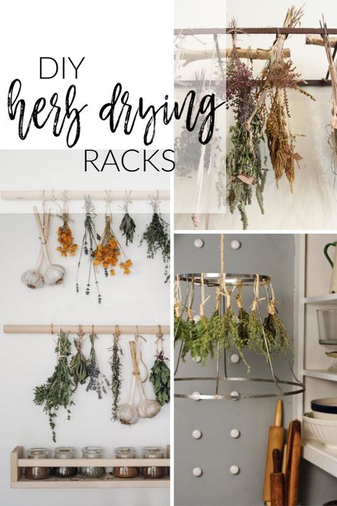 Diy Herb Drying Rack, Diy Herb Drying, Diy Drying Rack, Hanging Herb Gardens, Herb Drying Rack, Herb Rack, Herb Drying, Hanging Herb Garden, Hanging Herbs