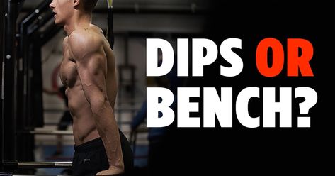 Think Bench is the best chest building exercise? Here's how to do Dips for chest. Grow Chest, Chest Dips, Push Up Muscles, Pectoral Exercises, How To Do Dips, Dumbbell Chest Workout, Bench Press Workout, Pull Up Workout, Chest Exercise