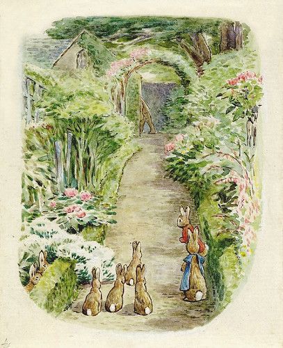 Beatrix Potter Illustrations, Beatrice Potter, Peter Rabbit And Friends, Potter Art, Garden Inspired, Beatrix Potter, Peter Rabbit, British Museum, Children Illustration