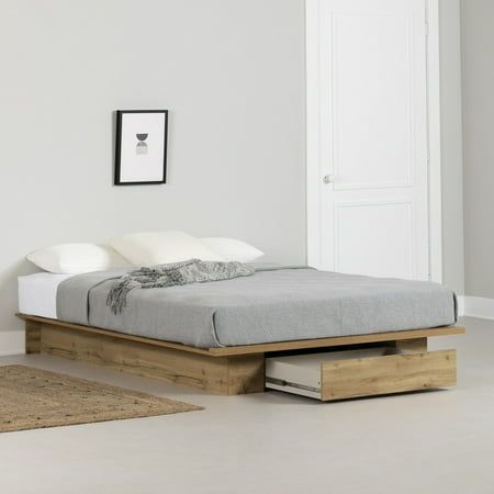 Create an urban bedroomWith this platform bed, you can easily furnish a room that inspires both urban luxury and comfort. This bed base features straight lines that will complement a variety of styles. It doesn't require a box spring and can support up to 500 lb, making it both an aesthetically pleasing and economical choice.A bed with included storage Create an urban bedroom With this platform bed, you can easily furnish a room that inspires both urban luxury and comfort. This bed base features Japanese Apartment Aesthetic, Urban Bedroom, Bed With Drawer, Platform Bed With Drawers, Minimalist Bed, Queen Platform Bed, Urban Modern, Bed With Drawers, Bed Base