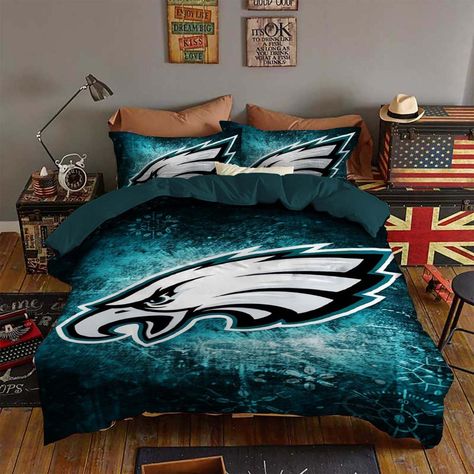 Philadelphia Eagles Bedroom, Eagles Bedroom, Premium Bedding, Room Makeover Bedroom, The Ultimate Gift, Philadelphia Eagles, Bedroom Set, Bed Design, Team Spirit