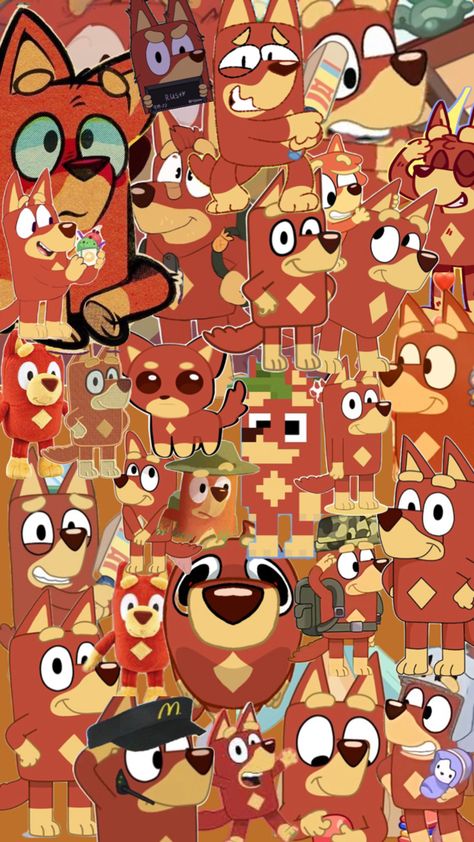 Bluey rusty Rusty X Jack, Bluey Rusty, Paw Wallpaper, Bingo Funny, Cute Images For Wallpaper, Anime Inspired Outfits, Cute Images, Anime Inspired, Dog Pictures