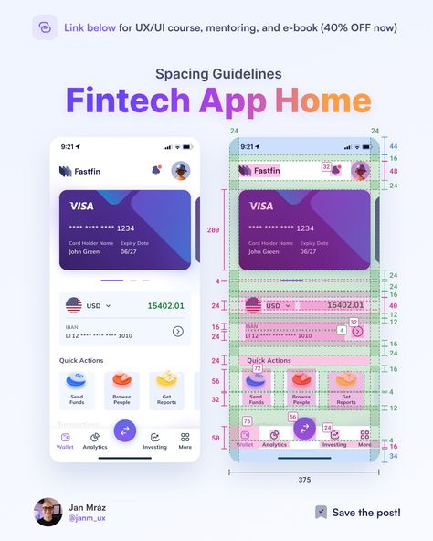 Ux Design Inspiration Mobile, Mobile App Design Figma, Ui Mobile Design, App Design Process, Design System Ui, Mobile Ui Design Inspiration, Fintech Mobile App, Ui Design Tutorial, Ux Tips