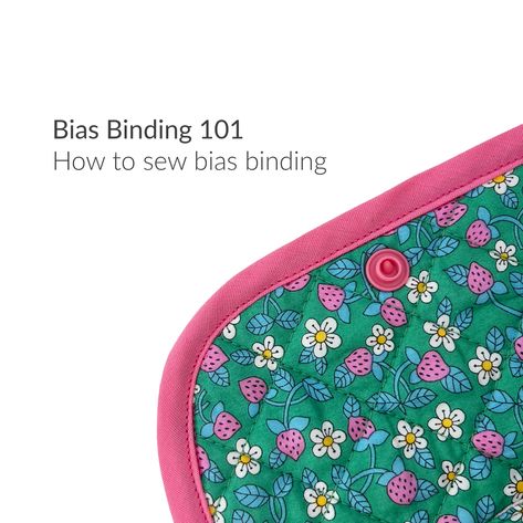 Bias Binding 101: How to sew bias binding – Nina Lee How To Attach Bias Binding, How To Use Bias Binding, How To Make Bias Binding, Sew Bias Binding, Hand Binding, Sewing Bias Tape, Diy Baby Blanket, Invisible Hand, Sewing Binding