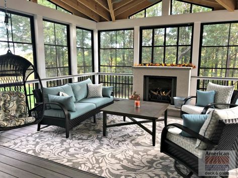 Deck With Concrete Patio Backyard Ideas, Dining Porch, All Season Room, Screened Porch Designs, Three Season Porch, 3 Season Room, 4 Season Room, Four Seasons Room, Sun Rooms