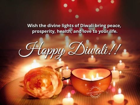 Happy Diwali And Stay Safe - DesiComments.com Diwali Happy, Diwali Wishes, Divine Light, Happy Diwali, The Divine, Stay Safe, Diwali, My Husband, Candle Jars