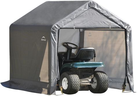 Free 2-day shipping on qualified orders over $35. Buy ShelterLogic Outdoor Storage Shed-in-a-Box, Peak Top, Grey, 6 x 6 x 6 ft, ShelterLogic Sheds & Outdoor Storage at Walmart.com Portable Storage Sheds, Storing Garden Tools, Plastic Storage Sheds, Portable Sheds, Utility Sheds, Affordable Storage, Shelter Tent, Grey Storage, Camp Ideas