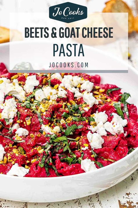 Beet And Goat Cheese Pasta, Beetroot Pasta Sauce, Canned Beets Recipe, Beet Pasta Sauce, Goat Cheese Pasta Sauce, Beets And Goat Cheese, Goat Cheese Sauce, Beet Pasta, Goat Cheese Dip