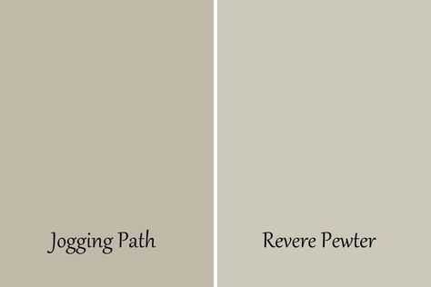 Interior Door Colors Sherwin Williams, Jogging Path Paint Color, Sherwin Williams Jogging Path Cabinets, Sherwin Williams Accessible Beige Pallet, Jogging Path Paint, Sw Jogging Path, Jogging Path Sherwin Williams, Basement Bookcase, Sherwin Williams Jogging Path