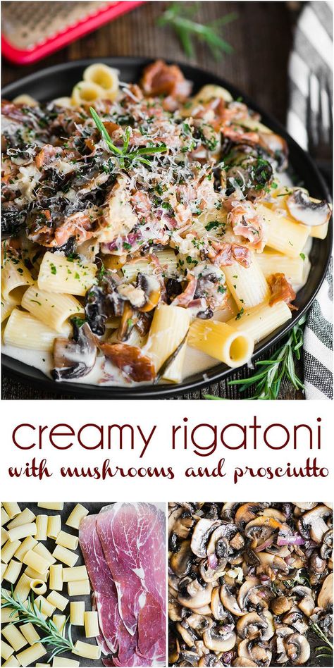 Creamy Rigatoni, Creamy Pasta Recipes, Diner Recept, Italian Pasta Recipes, Best Pasta Recipes, Best Italian Recipes, Italian Dinner, Italian Recipes Authentic, Creamy Pasta