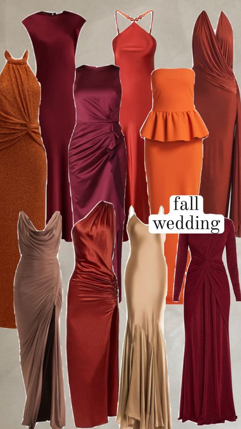 https://liketk.it/4Vykm cooper, maroon, burgundy, burnt orange, fall wedding guest, bridesmaid, mother of the bride dresses Fall Wedding Maroon, Burnt Orange Fall Wedding, Orange Fall Wedding, Wedding Maroon, Burnt Orange Wedding, Burnt Orange Weddings, Maroon Wedding, Fall Wedding Guest, Orange Wedding