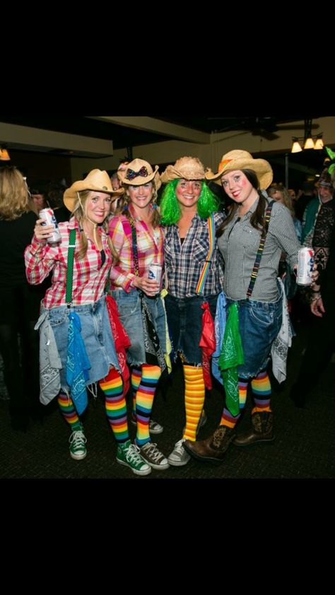 Rodeo Clowns! Diy Rodeo Clown Costume, Female Rodeo Clown, Rodeo Clown Costume Womens, Rodeo Clown Halloween Costume, Rodeo Clown Makeup, Rodeo Clown Costume, Rodeo Costume, Cowboy Halloween Costume, Clown Costume Women