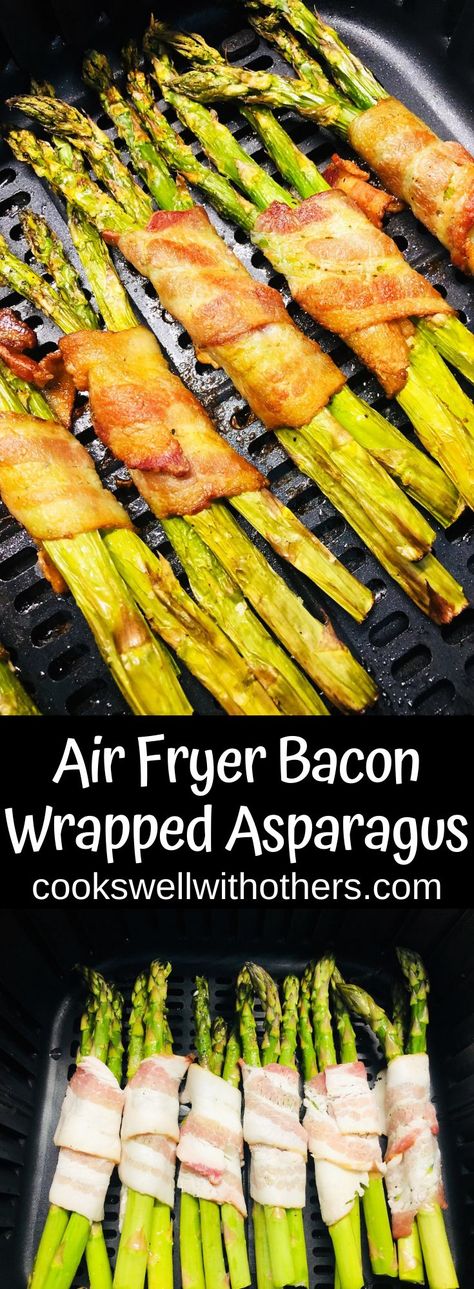 Asparagus Air Fryer, Asparagus Bundles, Asparagus Recipes Oven, Easy Asparagus Recipes, Air Fryer Bacon, Asparagus Recipes Baked, Cream Of Asparagus Soup, Asparagus Recipes Roasted, Oven Roasted Asparagus