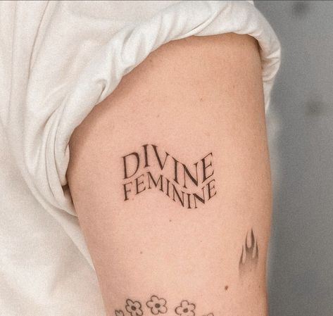 Venus Tattoo Word, Come Back To Earth Tattoo Mac Miller, Mac Miller Lyrics Tattoo, Mac Miller Divine Feminine Tattoo, Divine Feminine Tattoo Mac Miller, Small Shaded Tattoos, Manifestation Tattoo Ideas, God Is A Woman Tattoo, Simple Mac Miller Tattoos