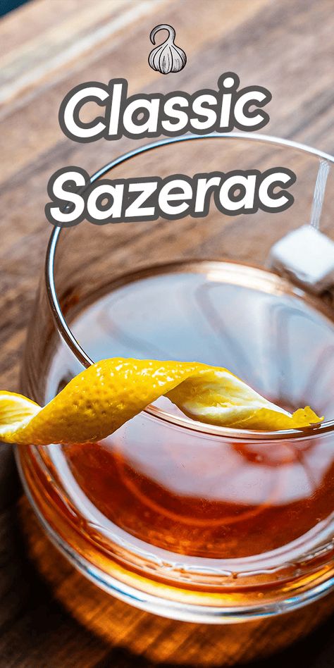 Experience the classic charm of this timeless Sazerac Cocktail. This recipe features robust cognac, absinthe, aromatic bitters and a touch of sweetness from cane sugar and syrup. Via @umamiology Best Punch Recipe, Sazerac Cocktail, Easy Drinks To Make, Aromatic Bitters, Liqueurs Recipes, Cocktail And Mocktail, Cocktails And Mocktails, Refreshing Drinks Recipes, Best Drink