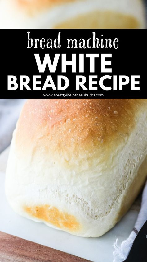 The Best Bread Machine White Bread Recipe Country White Bread Machine Recipe, Bread Maker White Bread Recipe, French Bread Bread Machine, Amish Sweet Bread Recipe, Bread Machine White Bread, Sweet Potato Rolls Recipe, White Bread Machine Recipes, Bread Machine Recipes Healthy, Bread Machine Mixes