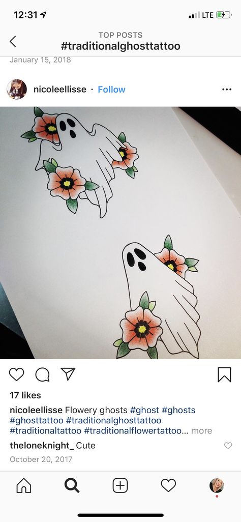 Traditional Style Ghost Tattoo, American Traditional Tattoos Ghost, American Traditional Ghost Tattoo, American Traditional Ghost, American Traditional Halloween Tattoo, Traditional Ghost Tattoo, Cute Ghost Tattoo Ideas, Ghost Flash Tattoo, Traditional Halloween Tattoo