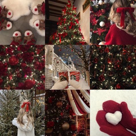 Mood Board Christmas, Christmas Moodboard Aesthetic, New Year Mood Board Inspiration, Christmas Red Aesthetic, Christmas Food Traditions, Christmas Tone, December Mood Board, Kfc Christmas, Christmas Mood Board