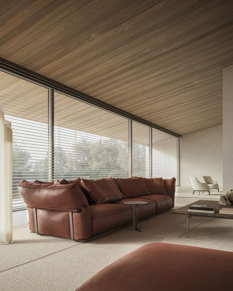 Elegantly dressed in supple, warm, enveloping leather, the Camelot sofa exudes ineffable allure. Cassina Sofa, Small Armchairs, Burgundy Sofas, Modern Living Room Lighting, Italian Furniture Brands, Single Bed Mattress, Outdoor Loungers, Colorful Interior Design, Outdoor Beds