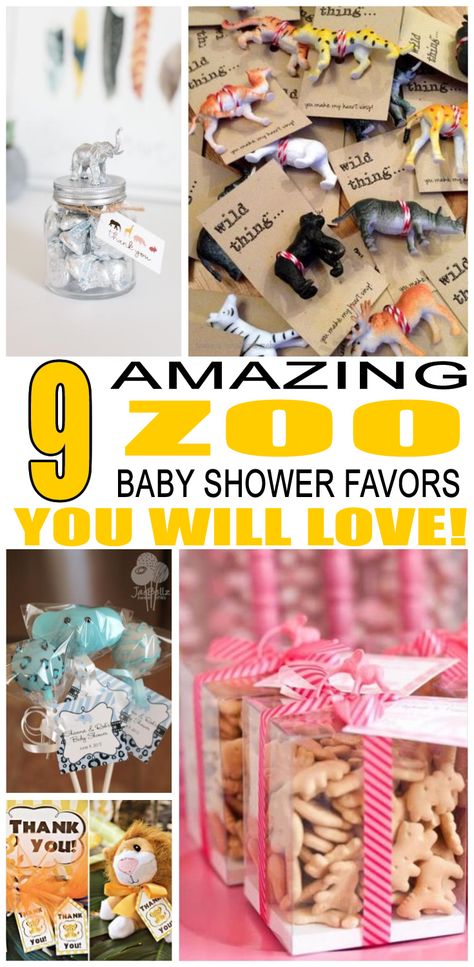 Baby Shower Favors! Zoo Baby Shower Favor Ideas! The best baby shower favor ideas for your Zoo themed baby shower - Great ideas for boys or for girls, neutral & co-ed showers and even birthdays. Cool and unique baby shower favors for guests to take home. Goodie bags, lip balm, candles, DIY and so much more. Find the coolest Zoo baby shower favor ideas now! Zoo Baby Shower Theme, Baby Shower Favor Ideas, Best Baby Shower Favors, Zoo Baby Shower, Baby Shower Ideas For Boys, Baby Shower Favours For Guests, Baby Zoo, Unique Baby Shower Favors, Animal Baby Shower Theme