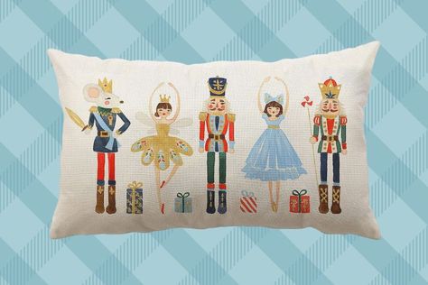 This Curated Amazon Storefront Will Help You Prep Your Guest Room For The Holidays Nutcracker Christmas Decorations, Winter Holiday Party, Winter Pillows, Christmas Tree Pillow, Studio Apt, Bantal Sofa, Tree Pillow, Christmas Cushions, Throw Pillows Christmas